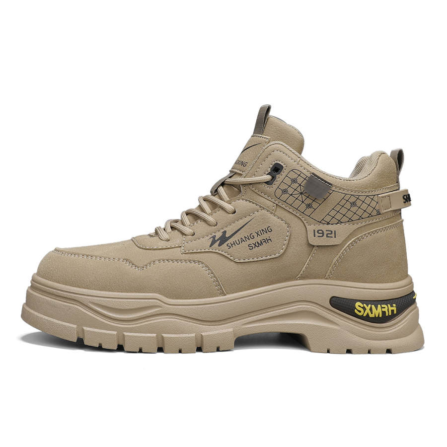 Binary Binary Crew Martin Boot Men's Khaki