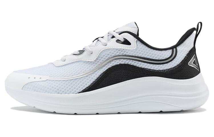 PEAK Slip Resistant, Abrasion Resistant, Breathable Low top Sports Casual Shoes Men's White Black