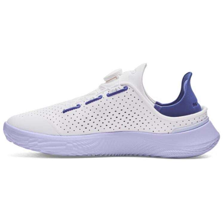 Under Armour Ua Flow Slipspeed Breathable Lightweight Low top Casual Shoes Unisex White Purple