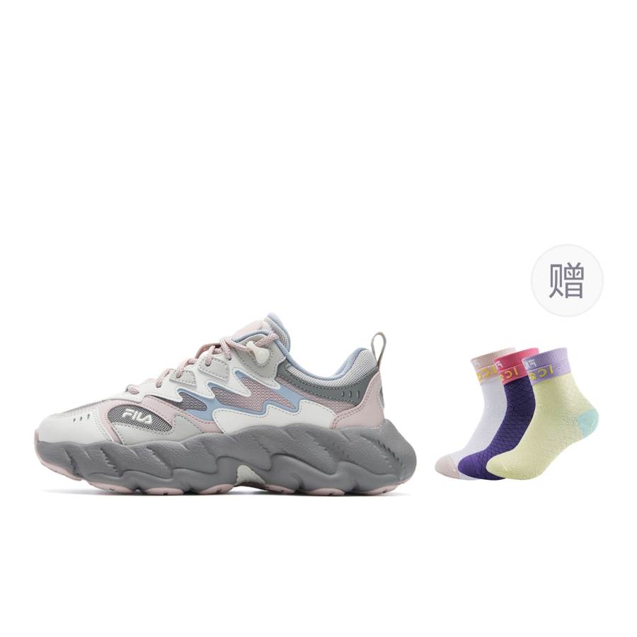 FILA Fern 2 Low top Casual Shoes Women's Pink Gray