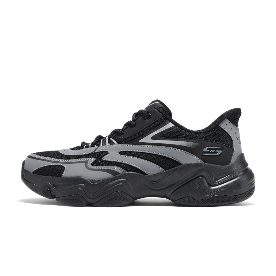 Skechers Slip Ins Breathable Low top Casual Shoes Men's Dark Gray