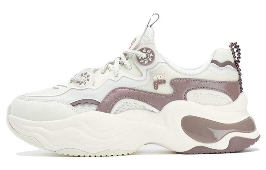 FILA FUSION Bubble Sneakers 'White Brown' Women's