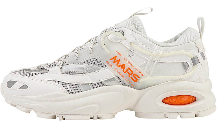 Kappa Slip Resistant Abrasion Resistant Slip Resistant Abrasion Resistant Low top Casual Shoes Unisex Korean White