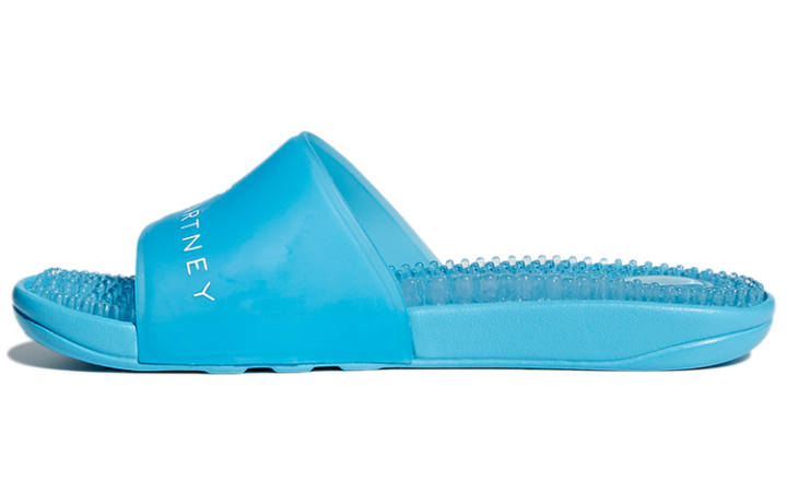 Adidas Adissage Stella McCartney x Adissage Wmns Adidas Slides 'Mirror Blue' Women's