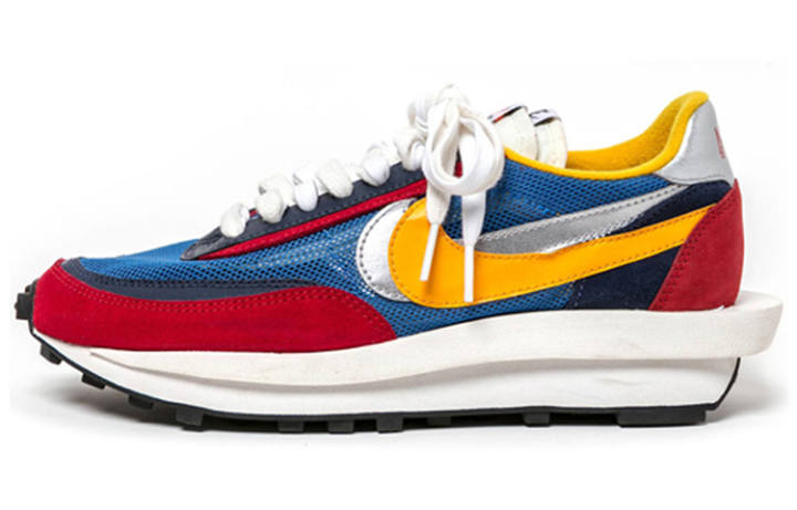 Nike Nike x Sacai LDWaffle Low top Casual Shoes Unisex Red Blue