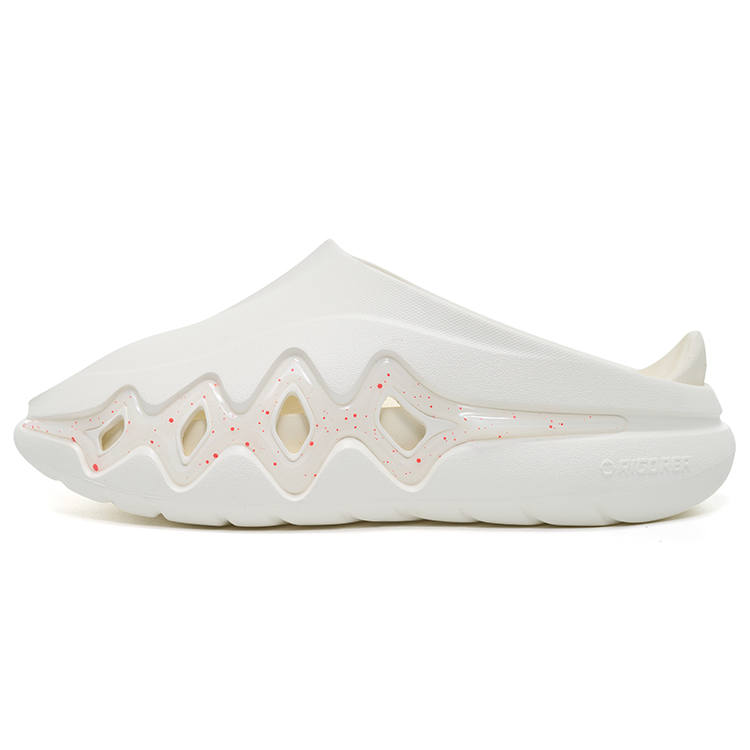 RIGORER Shark 3 EVA Slide Slippers Unisex White Red