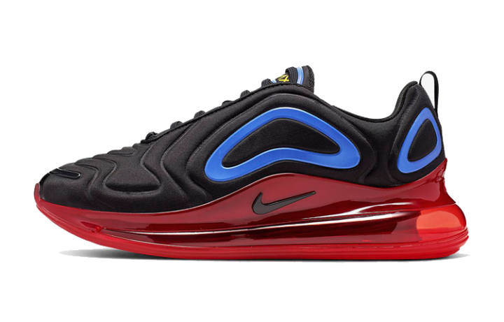 Nike Nike Air Max 720 Low top Casual Shoes Unisex Black Red