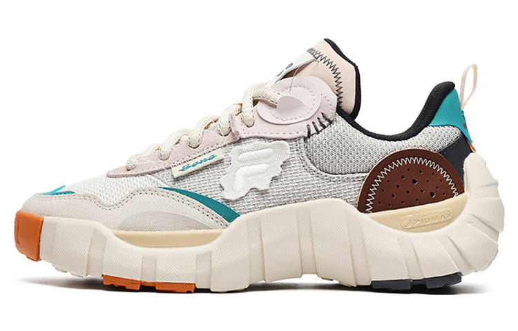 FILA FUSION Bone Sneakers 'Pink Grey White' Women's