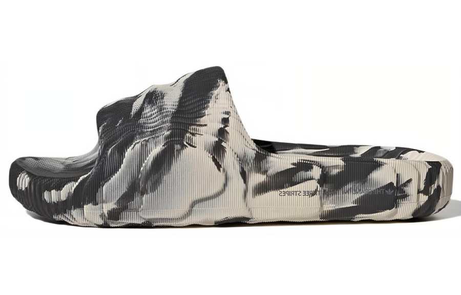 Adidas Originals Adilette 22 Adidas Originals Slides 'Carbon Aluminium'