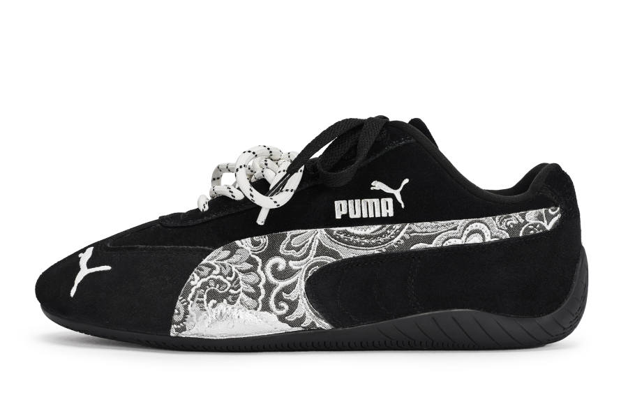 PUMA Speedcat 811 Manufacturing, Old Dream Silver Flower Abrasion Resistant Abrasion Resistant Low top Casual Shoes