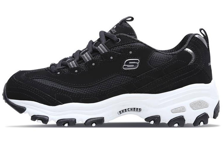 Skechers D Lites Sneakers Black/Silver Women's