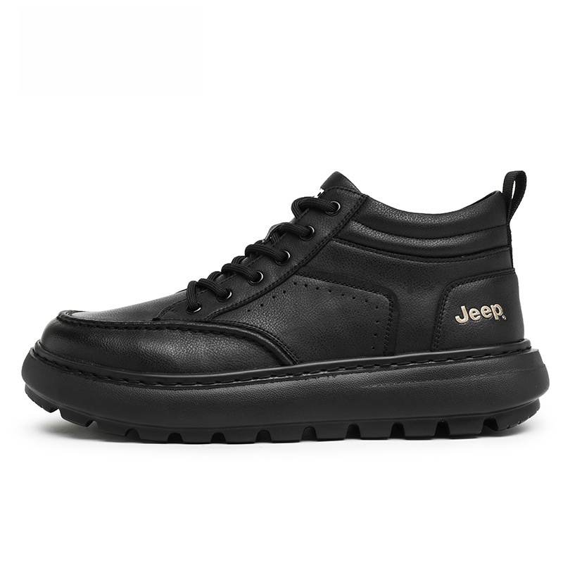 Jeep Jeep Combat Boots Men's Black, Earth Yellow