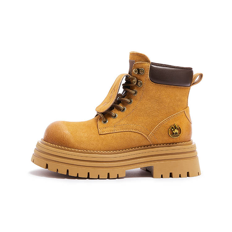 CAMEL Mountain Quest Combat Boots Women's Earth Yellow/Purple/Sand/Dark Blue