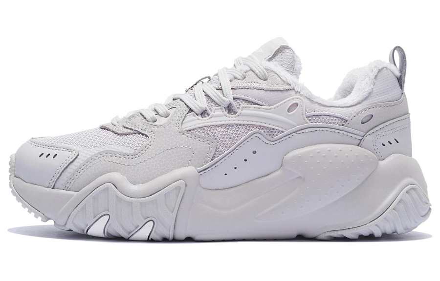 Li-Ning Li Ning Cat Paw Lite Wntr Textile, Synthetic Leather Fleece lined Slip Resistant, Abrasion Resistant, Thermal Low top