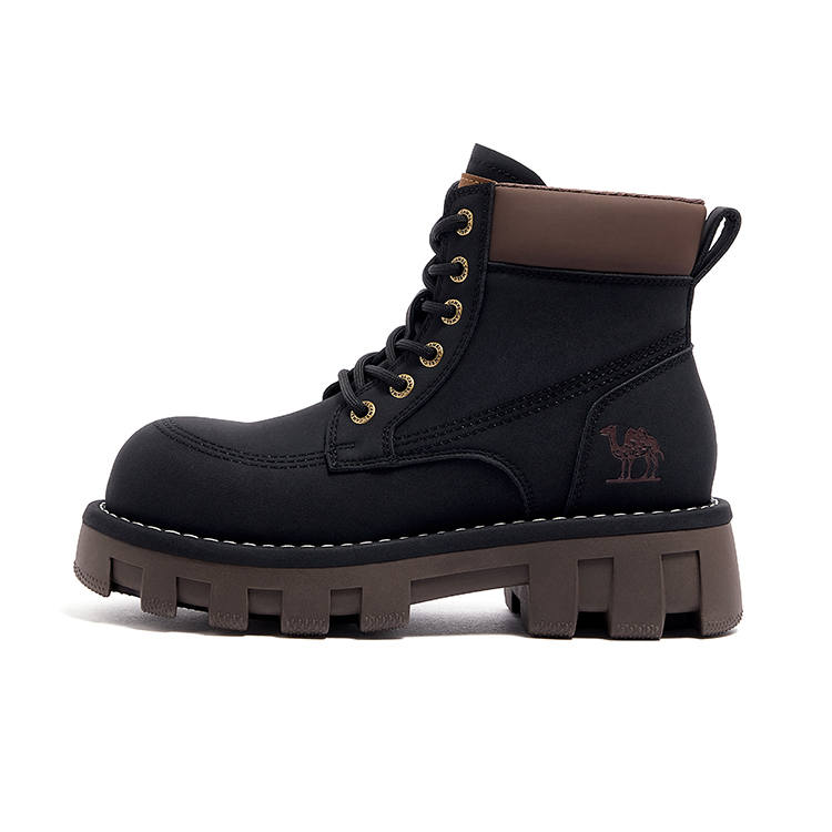 CAMEL CAMEL 10.5cm Combat Boots 6.3cm Women's