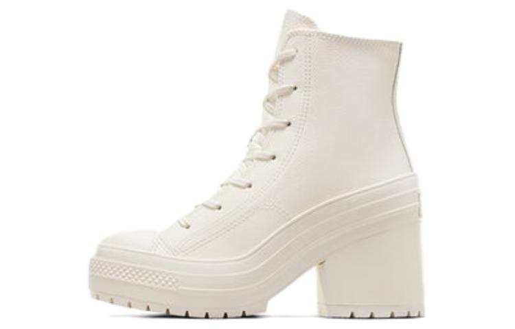 Converse Chuck 70 De Luxe Wmns Converse Heel Leather High 'Egret' Women's