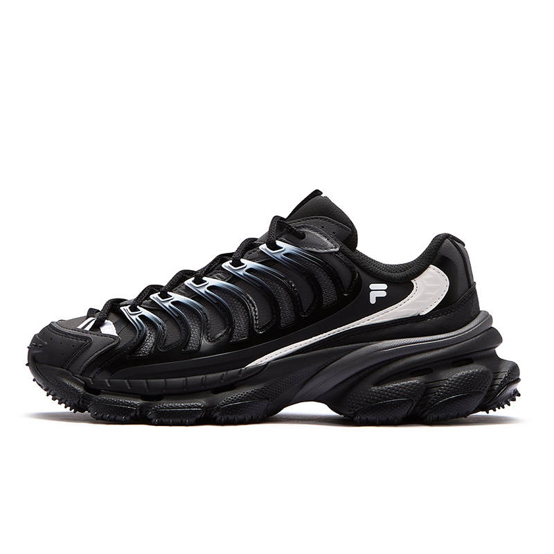 FILA FUSION BRACKET Starship Shoes Low top Casual Shoes Women's Black Gray