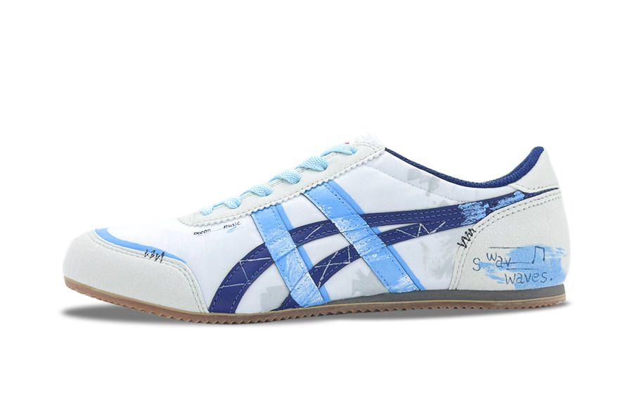 Onitsuka Tiger Track Trainer Funi Island Textile, Synthetic Leather Abrasion Resistant Abrasion Resistant Low top