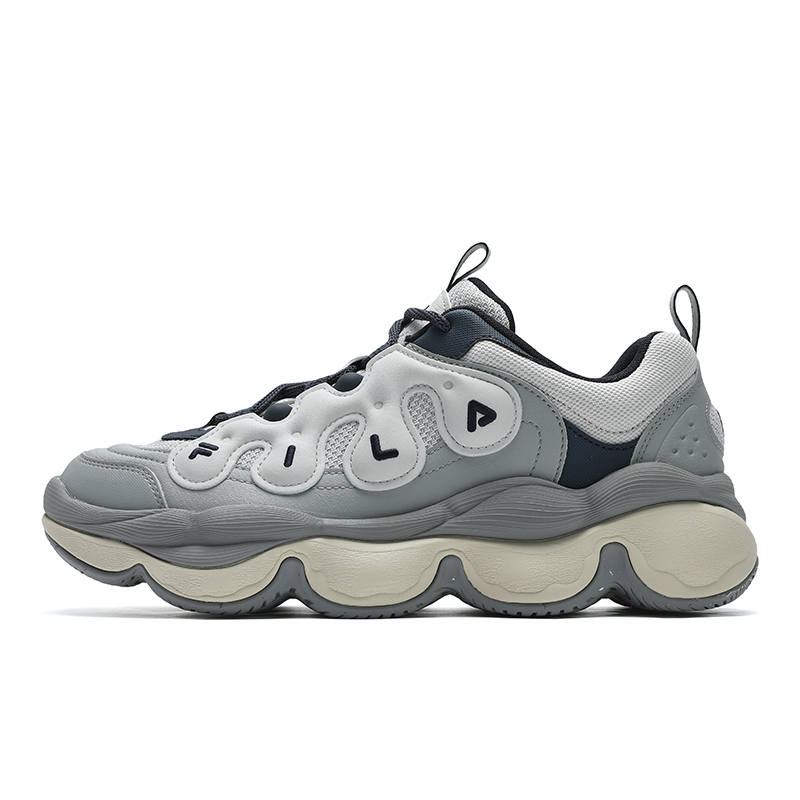 FILA PEASE Synthetic Leather Coverage Low top Casual Shoes Men's Gray