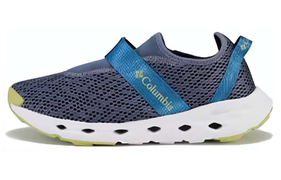 Columbia Mesh Cushioning Abrasion Resistant Cushioning, Wear Resistant Low top Casual Shoes Men's Gray