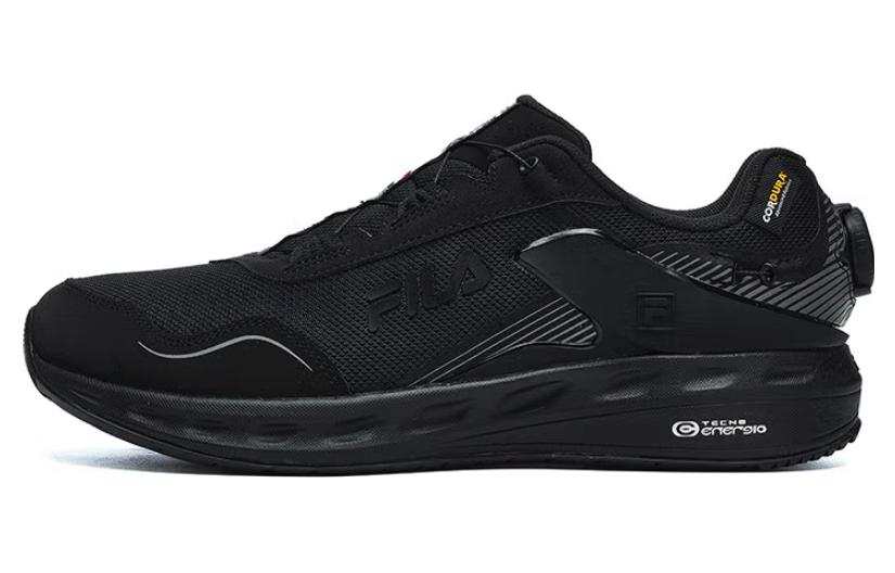 FILA LYNX BOA Textile, Synthetic Leather Low top Casual Shoes Men's Black