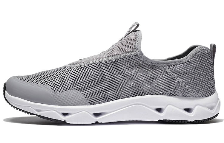 Li-Ning Li Ning Comfortable Cushioning Slip Resistant Abrasion Resistant Low top Casual Shoes Men's Gray