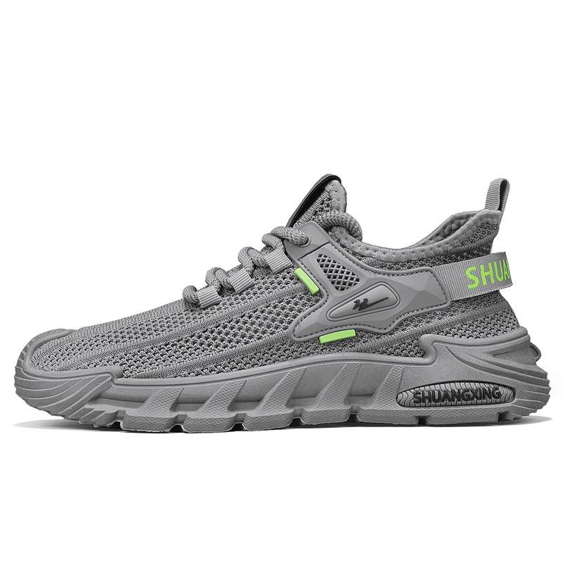 Binary Binary Breathable, Lightweight, And Abrasion Resistant Low top Casual Shoes Men's Gray