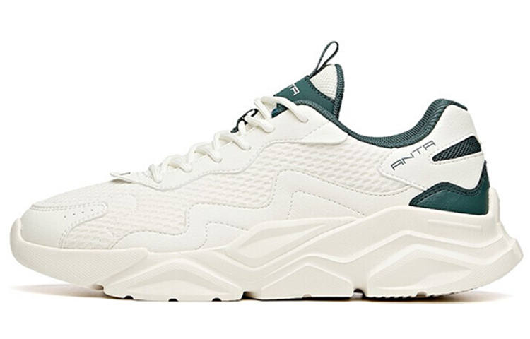 Anta Life Collection Mesh, Textile, Synthetic Leather Slip Resistant Abrasion Resistant Low top Sports Casual Shoes