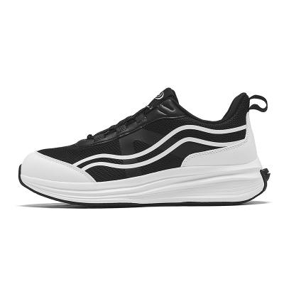 YOUPALI UUPALEE Slip Resistant And Abrasion Resistant Coverage Low top Casual Shoes Unisex Black White