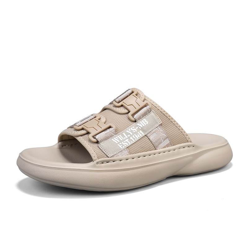 Jeep Cushioning Quick Dry Slip Resistant Abrasion Resistant Odor Resistant Slide Slippers Men's
