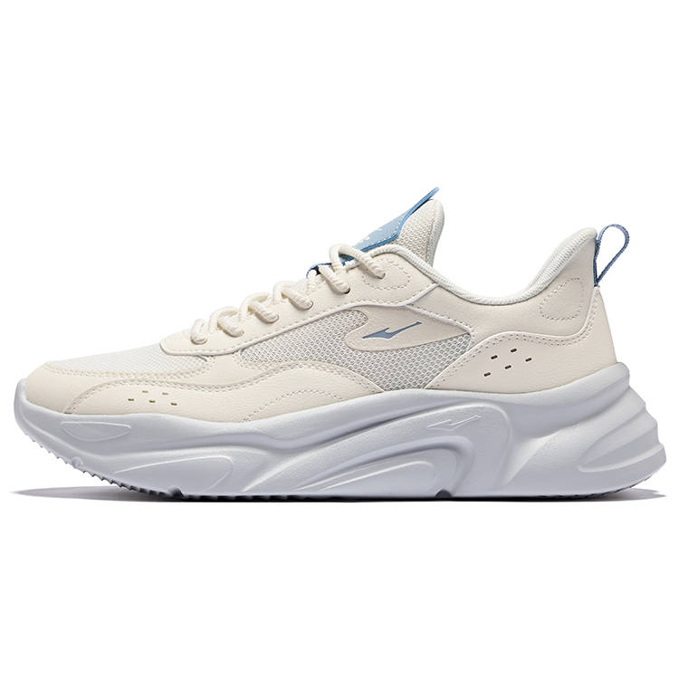 Erke Abrasion Resistant Breathable Low top Casual Shoes Men's Unbleached Original Color Powder Blue
