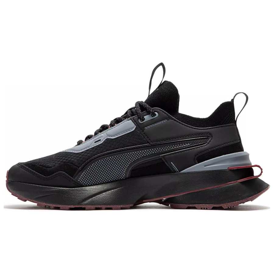 PUMA Pwrframe Low top Casual Shoes Unisex Black Gray