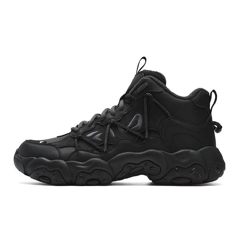 FILA Abrasion Resistant Thermal Mid top Casual Shoes Men's Black