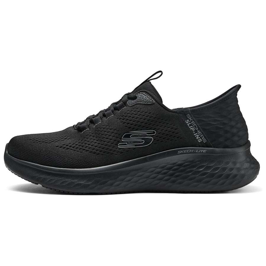 Skechers Skech Lite Pro Hands Free Slip Ins Mesh, Textile Cushioning Abrasion Resistant Breathable Lightweight Rebound