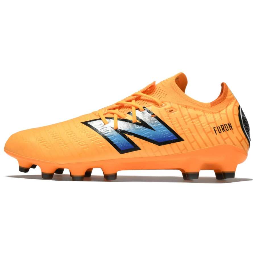 New Balance New Balance NB Furon V7+ HG Hard Ground Soccer Shoes Men's Orange