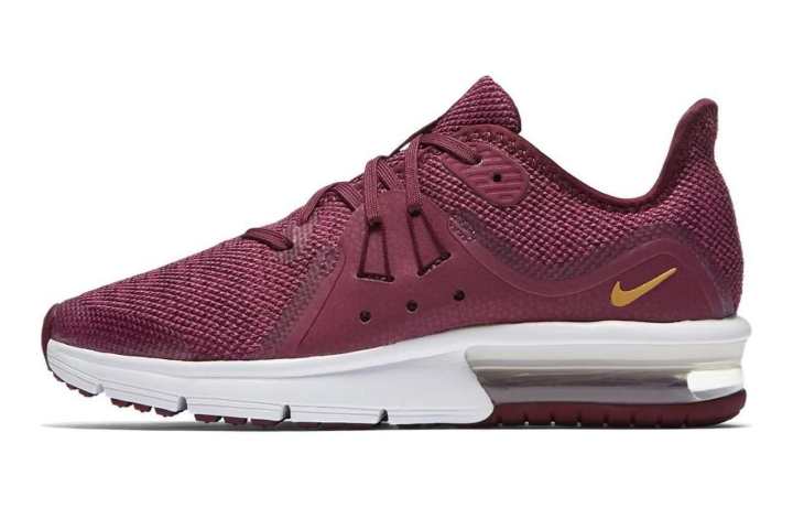 Nike Nike Air Max Sequent 3 Bordeaux Metallic Gold GS