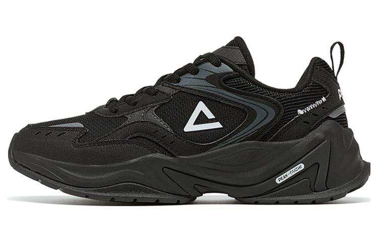 PEAK Taichi Origin Return Casual Shoes Women's Low Top All Black