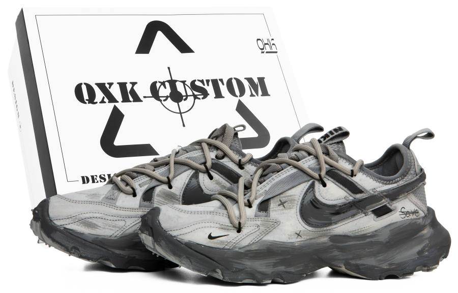 Nike Nike TC 7900 Gray Zone, Special Shoe Box Included Cushioning Slip Resistant Abrasion Resistant Height Increasing