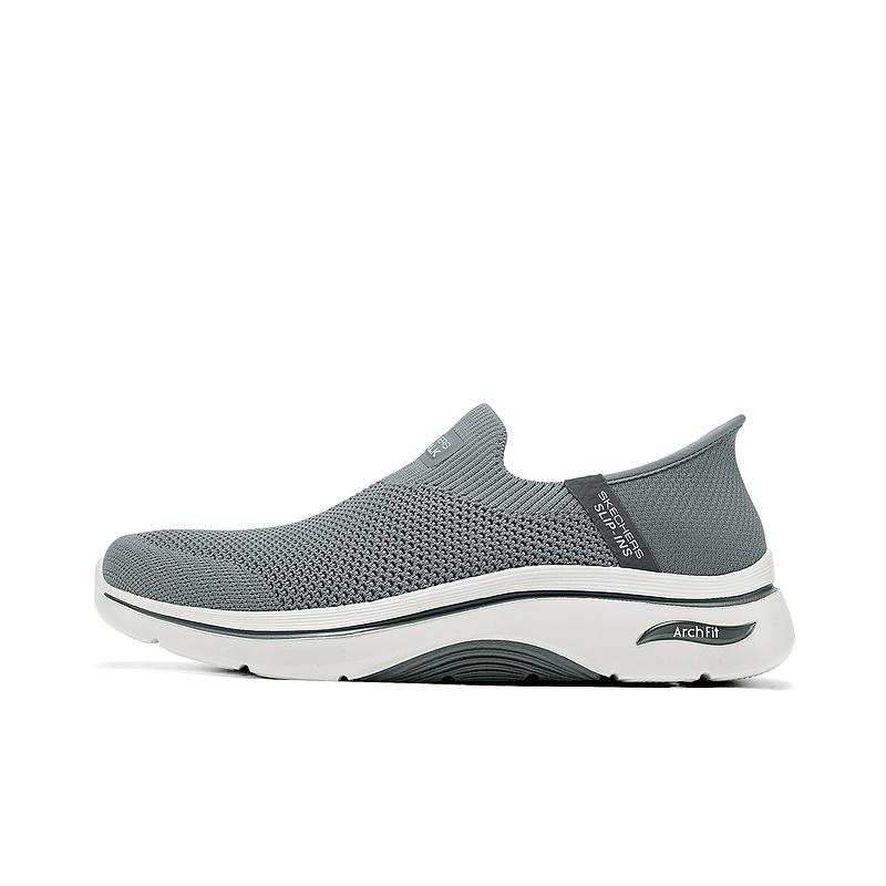 Skechers MEN'S GO WALK Mesh Comfortable Low top Casual Shoes Men's Gray