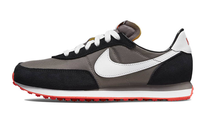 Nike Nike Waffle Trainer 2 Pewter Siren Red GS