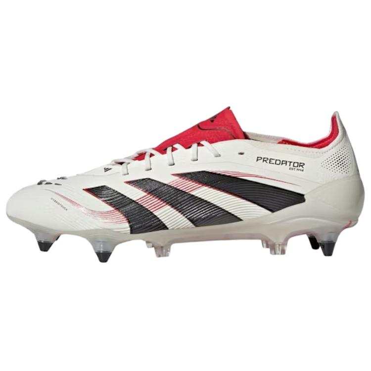 Adidas Adidas PREDATOR ELITE Abrasion Resistant Abrasion Resistant Soccer Shoes Unisex White Black Red