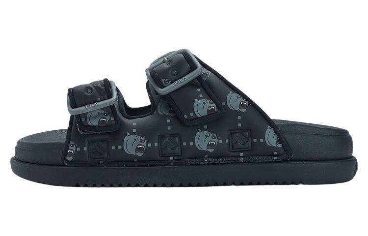 FILA Lucia Sandals 'Black Teal' Women's