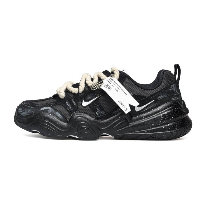 Nike Nike Tech Hera Vassell Abrasion Resistant Abrasion Resistant Low top Casual Shoes Unisex Black