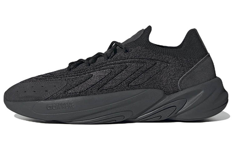 Adidas Originals Ozelia Mesh, Textile, Suede Sports Slip Resistant Abrasion Resistant Low top Casual Shoes Unisex Black