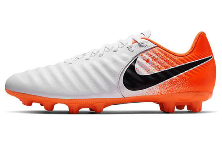 Nike Nike Tiempo Legend 7 Soccer Shoes Men's Low Top White/Orange/Black