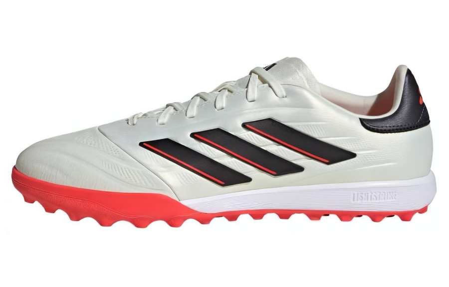 Adidas Adidas COPA PURE 2 TF Turf Firm Ground Abrasion Resistant Breathable Soccer Shoes Unisex White Red