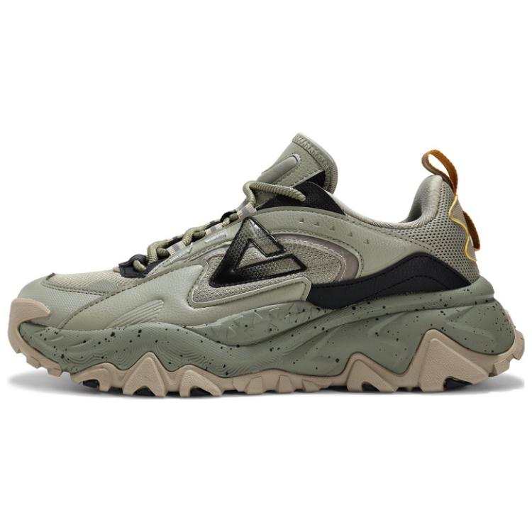 PEAK Taichi Journey 3.0 Comfortable Abrasion Resistant Abrasion Resistant Low top Casual Shoes Unisex Gray Cyan