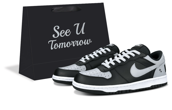 Nike Nike Big Abrasion Resistant Breathable Abrasion Resistant Breathable Low top Skateboard Shoes Men's Black Gray