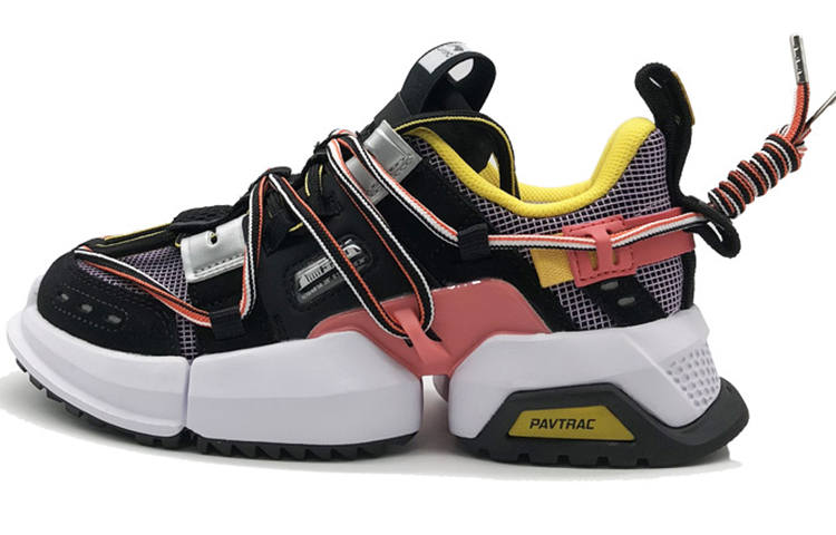 Li-Ning Li Ning Pan Gu Casual Shoes Women's Low Top Black/White/Red