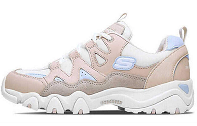 Skechers D'Lites 2.0 Low Top Running Shoes Pink/White Women's